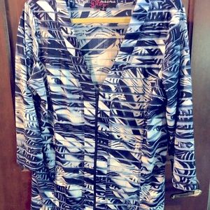 Peck and Peck zip V neck jacket.